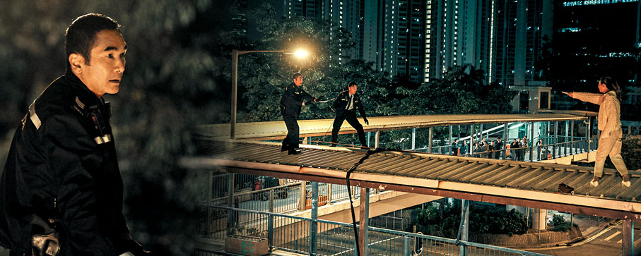 ◆方中信親身上陣演危險鏡頭。