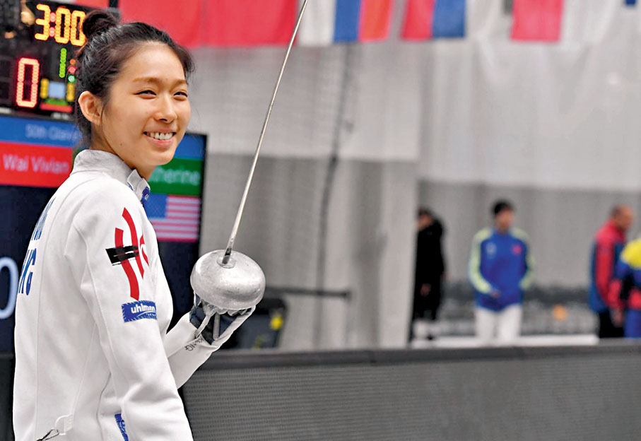 ◆江旻憓暫在「傑出女運動員」選舉中位居榜眼。 資料圖片