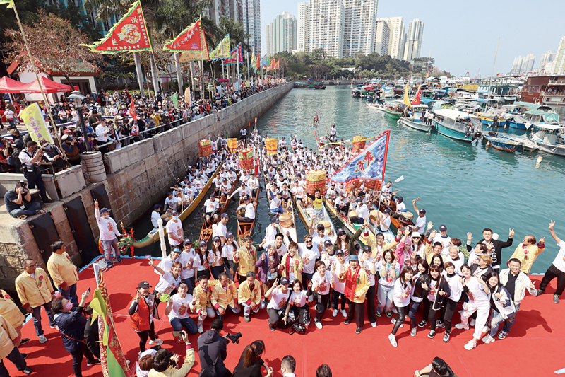 ◆2023年2月26日，由朱太全力支持，被列入「香港非物質文化遺產」的「洪聖傳統文化節」載譽復辦，吸引逾千人參與。