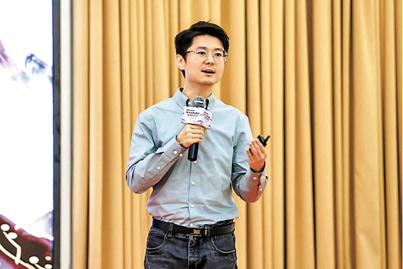 ◆騰訊互娛整合品牌負責人高宇分享中國傳統器樂數字化保護項目。