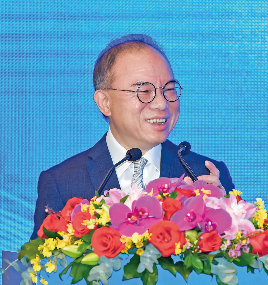 ◆ 香港政制及內地事務局局長曾國衞致辭。