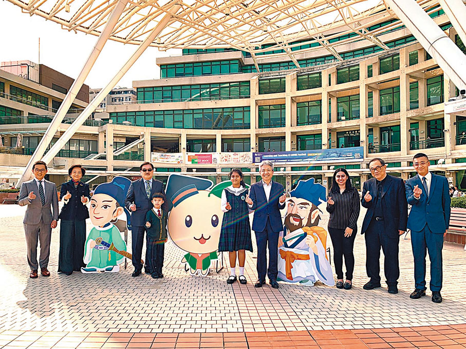 ◆教大校長張仁良表示，即將推出的動畫系列教材，將更注重跨學科元素及中華傳統文化傳承。 香港文匯報記者葉子之  攝