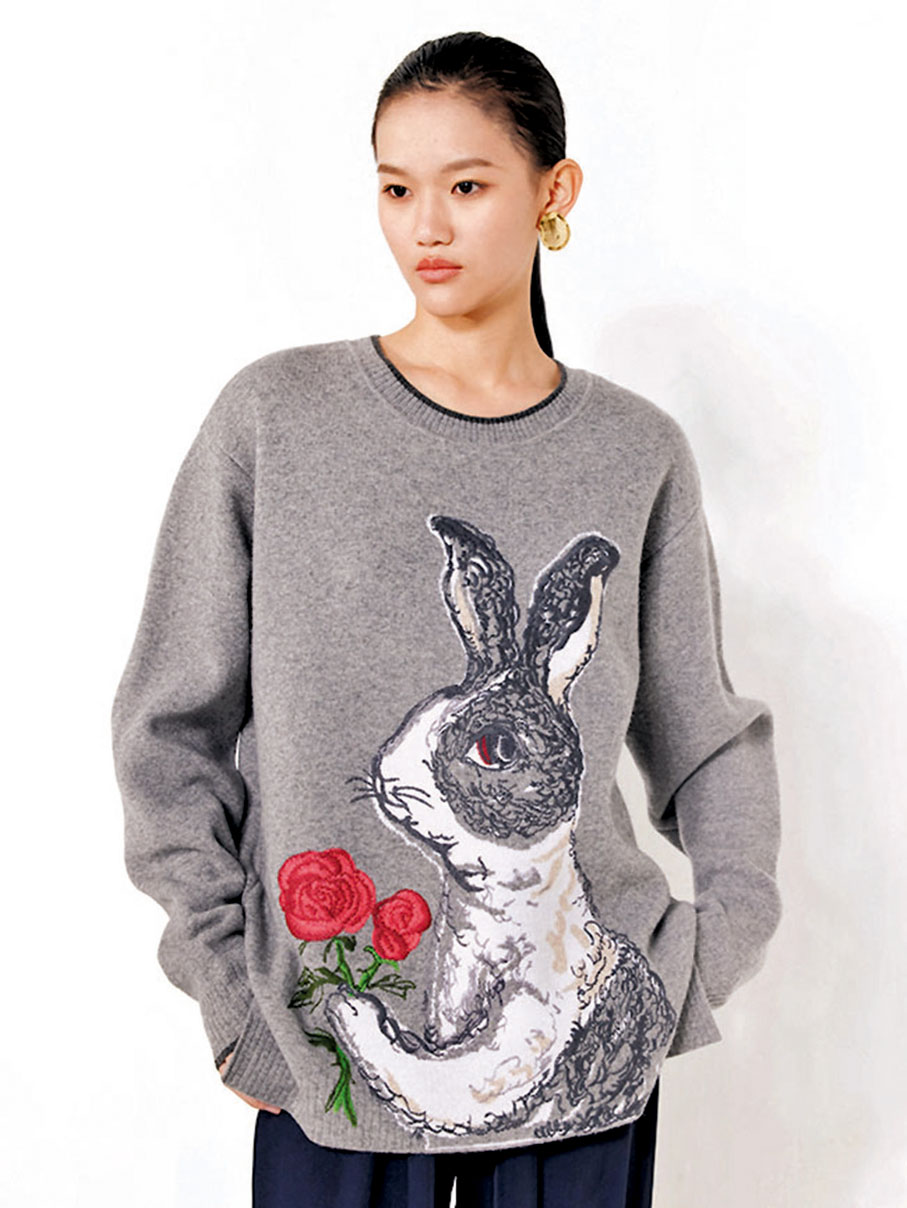 ◆上海灘藝術系列「瑞兔冒春」