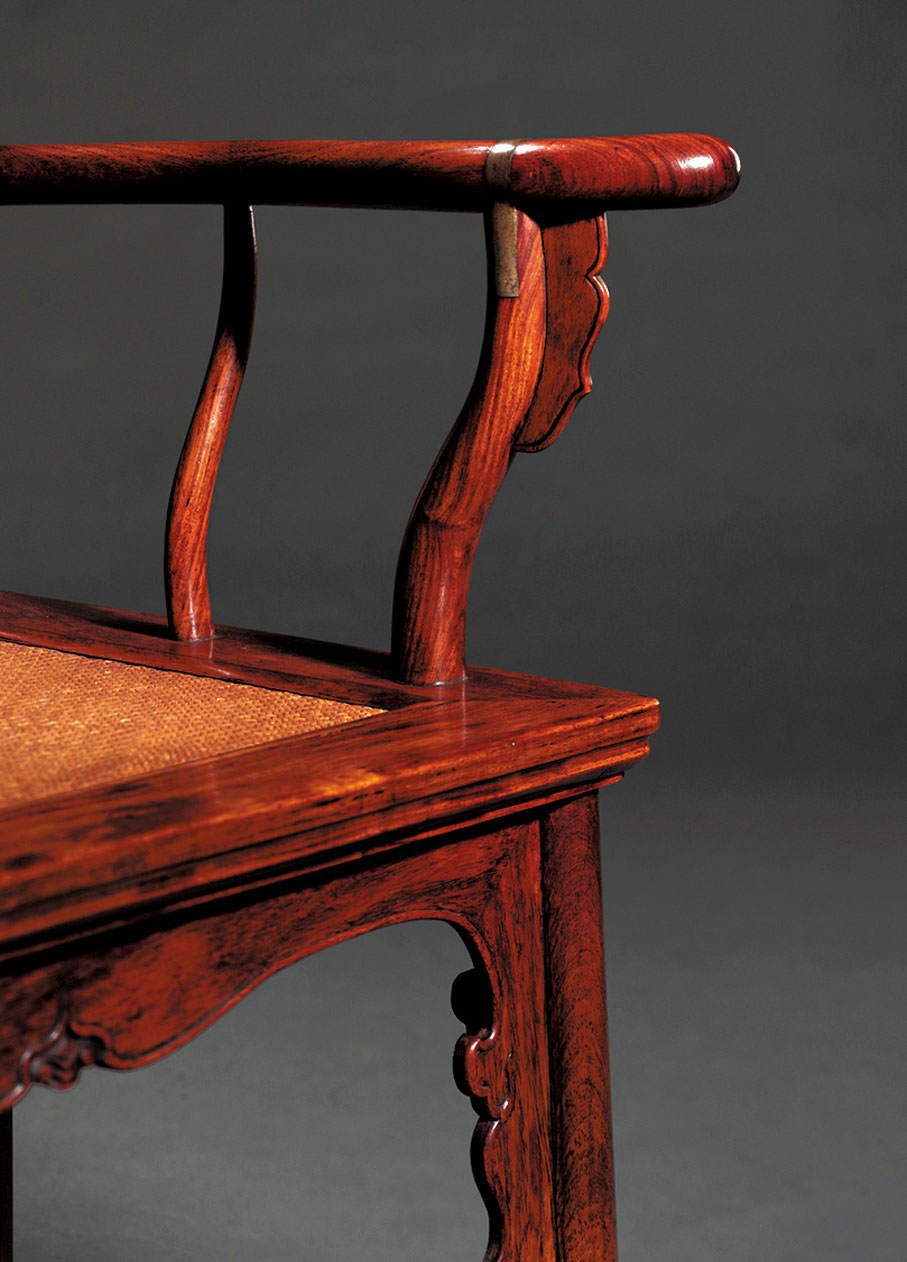 ◆四出頭官帽椅扶手位置細節圖