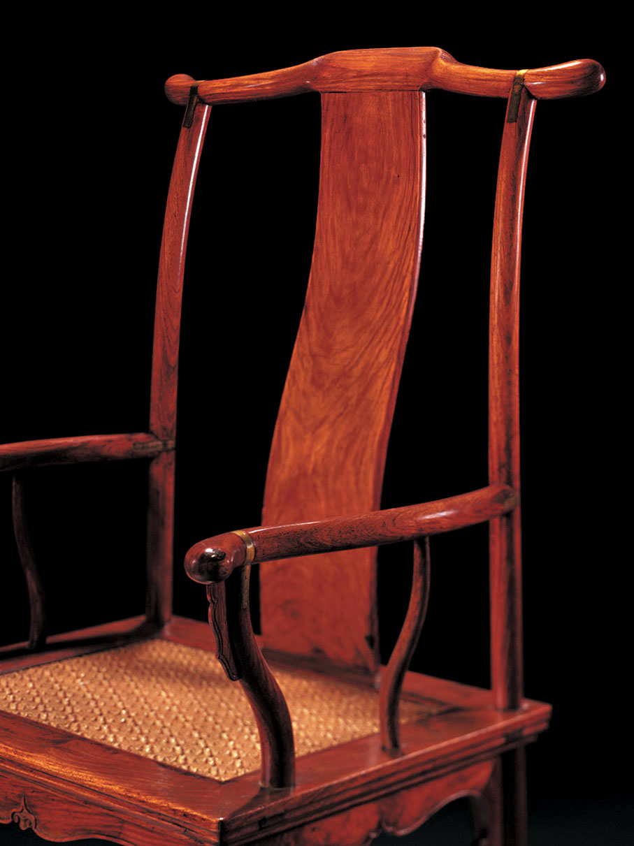 ◆四出頭官帽椅椅背細節圖