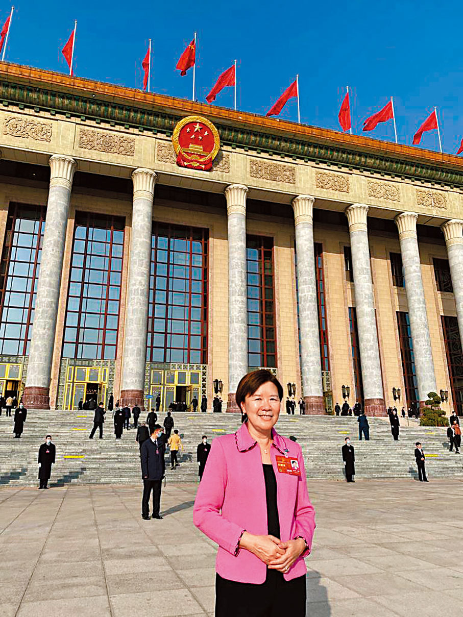 ◆朱葉玉如。 代表供圖