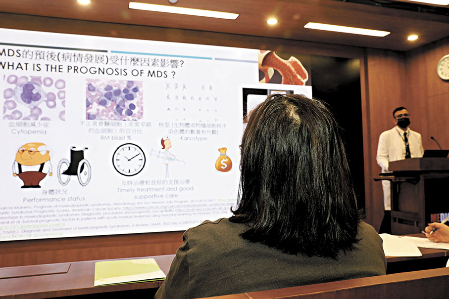 ◆MDS患者Amy表示，每月她要負擔約9,000元藥費開支。 香港文匯報記者萬霜靈  攝