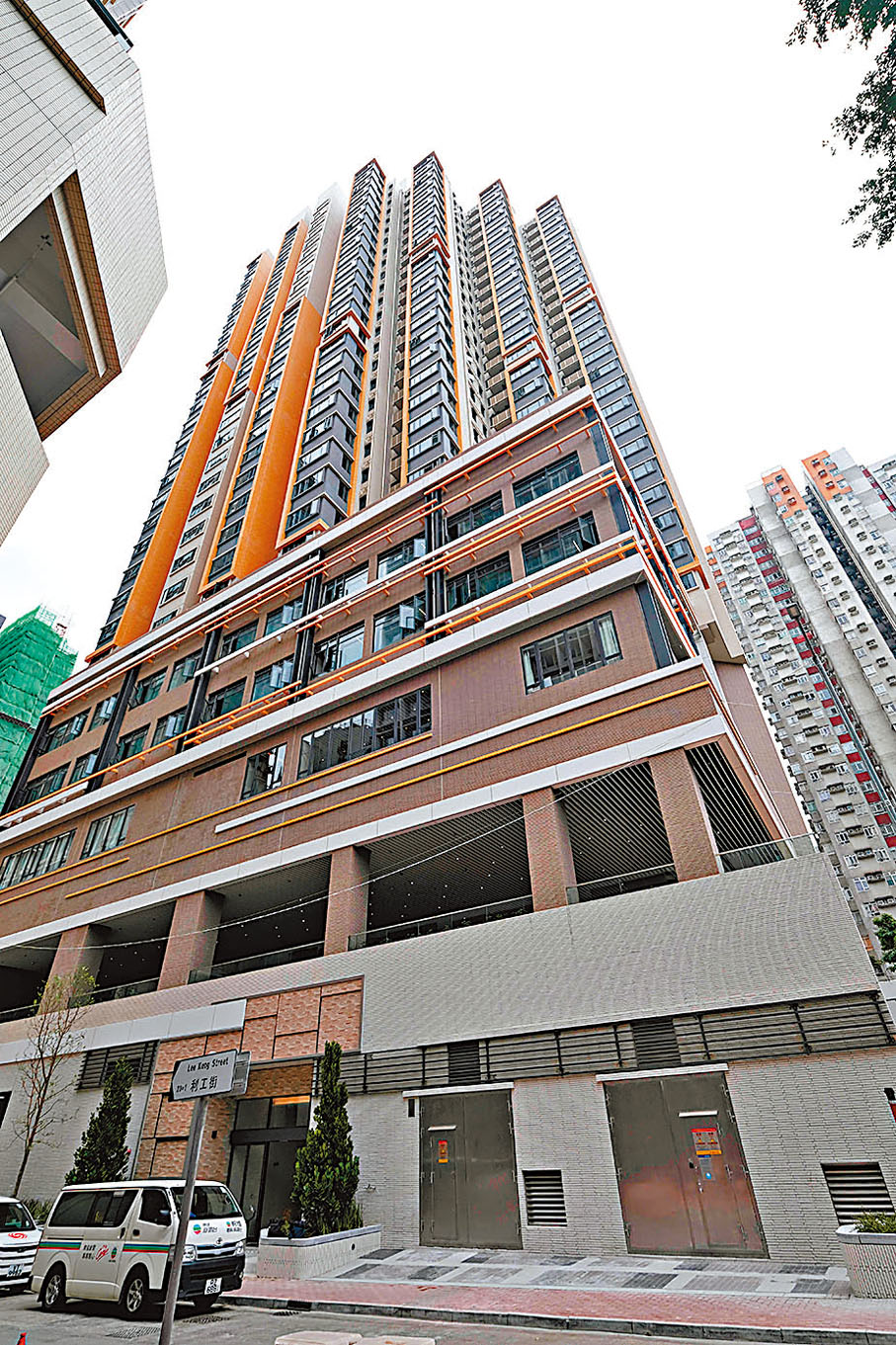 ◆位於紅磡利工街的豐頤居，提供312個一房及開放式單位。 香港文匯報記者涂穴  攝