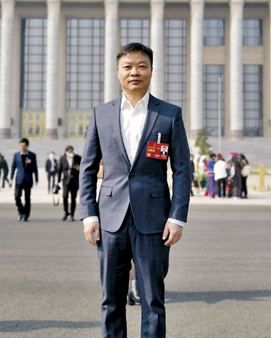 ◆全國人大代表、小鵬汽車董事長、CEO何小鵬  香港文匯報北京傳真