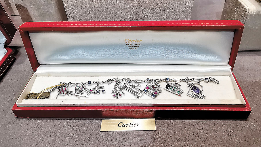 ◆Cartier 1920's Art Deco手鏈。