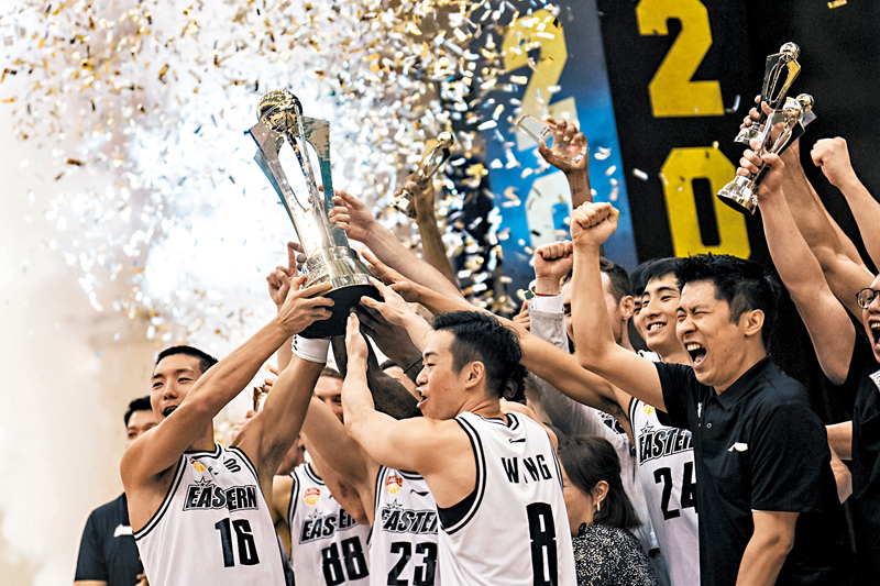 ◆東方籃球隊繼2016-2017球季後再奪ABL總冠軍。 球會圖片