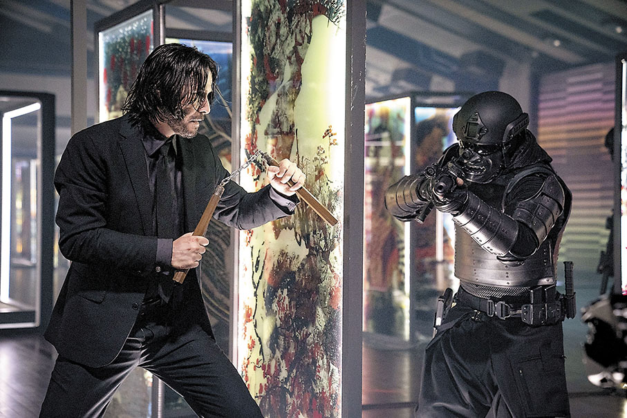 ◆《殺神John Wick 4》打鬥場面非常精彩。