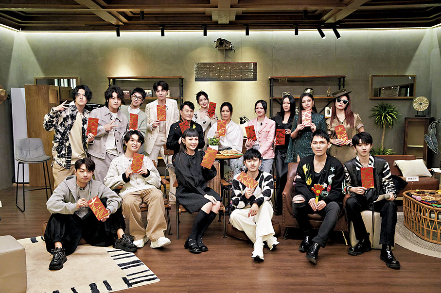 ◆「寶島季」常駐歌手嘉賓大合照。