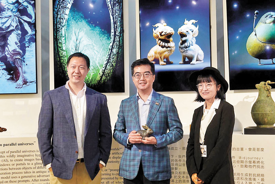 ◆鄭維揚（左）、黑國強（中）及張小踏。