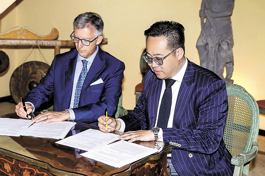 ◆XEV與意大利石化(ENI)簽訂全方位戰略合作協議，在歐洲全面布局換電站。 受訪者供圖