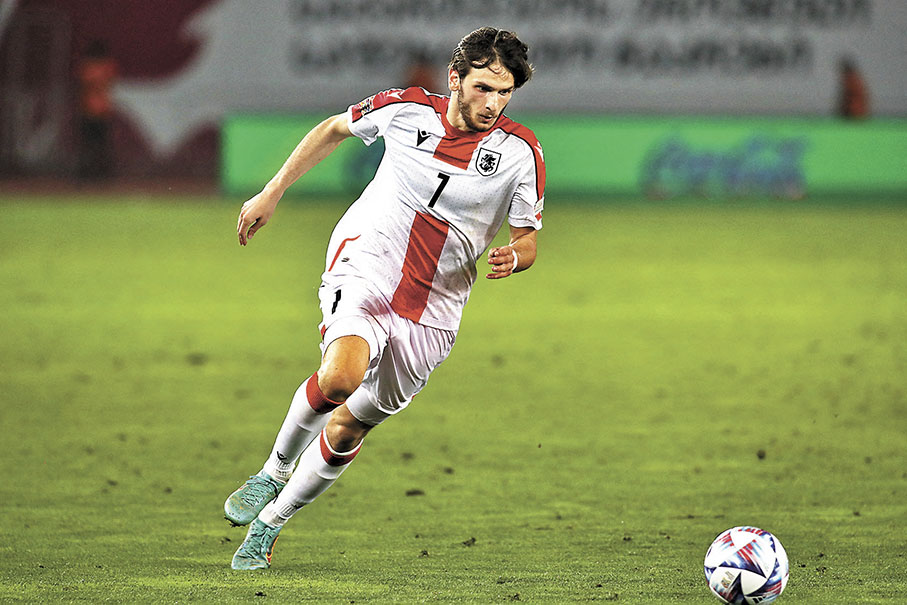 ◆ 有基華拉斯基利亞領銜的格魯吉亞隊有望成為「黑馬」。  資料圖片