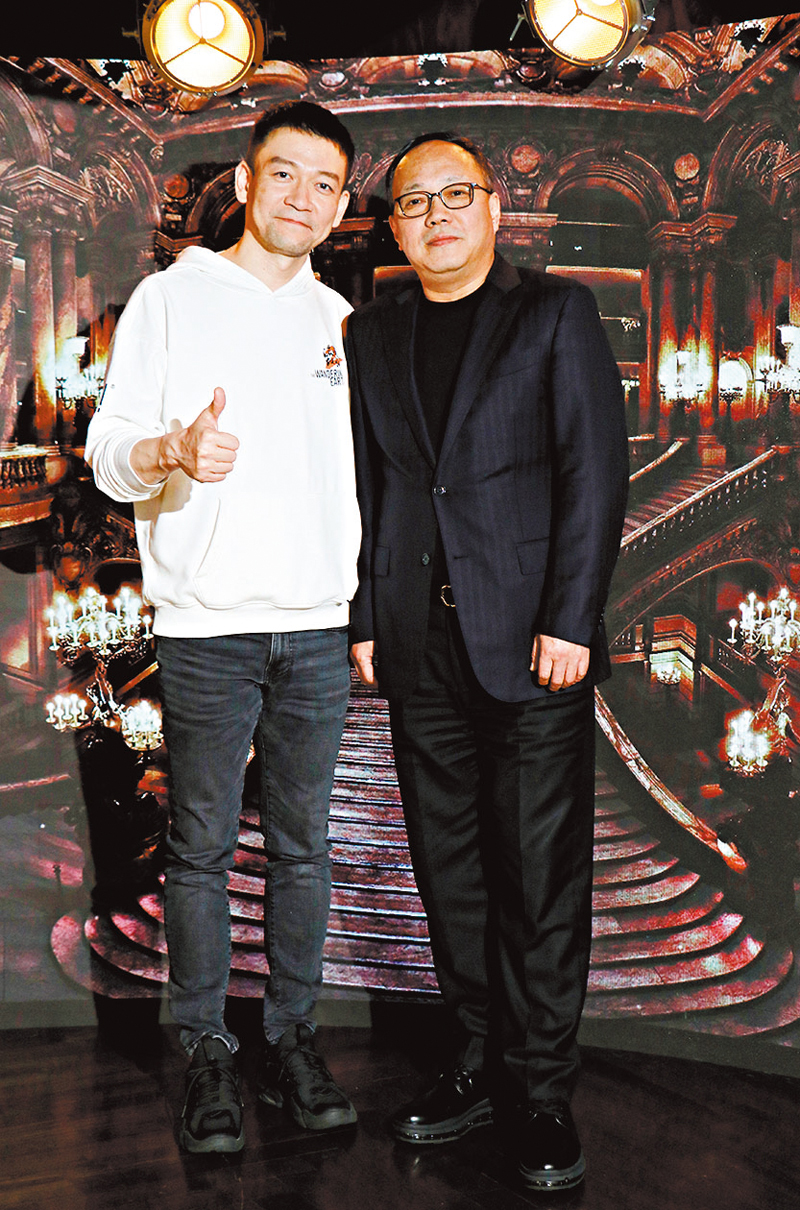 ◆總監製傅若清 （右）及導演郭帆為此次專訪點讚。