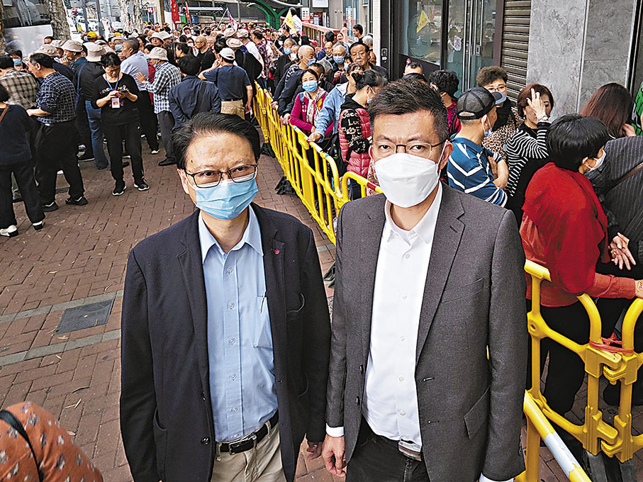 ◆左起：潘國華﹑林博