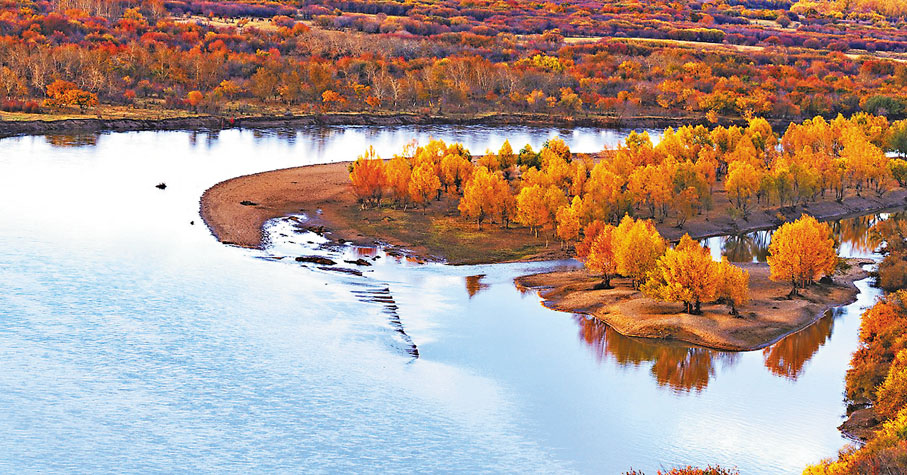 ◆ 位於內蒙古呼倫貝爾市的額爾古納濕地，總面積超過1,260平方公里，是中國保存原生態最完好、面積最大的濕地。 資料圖片