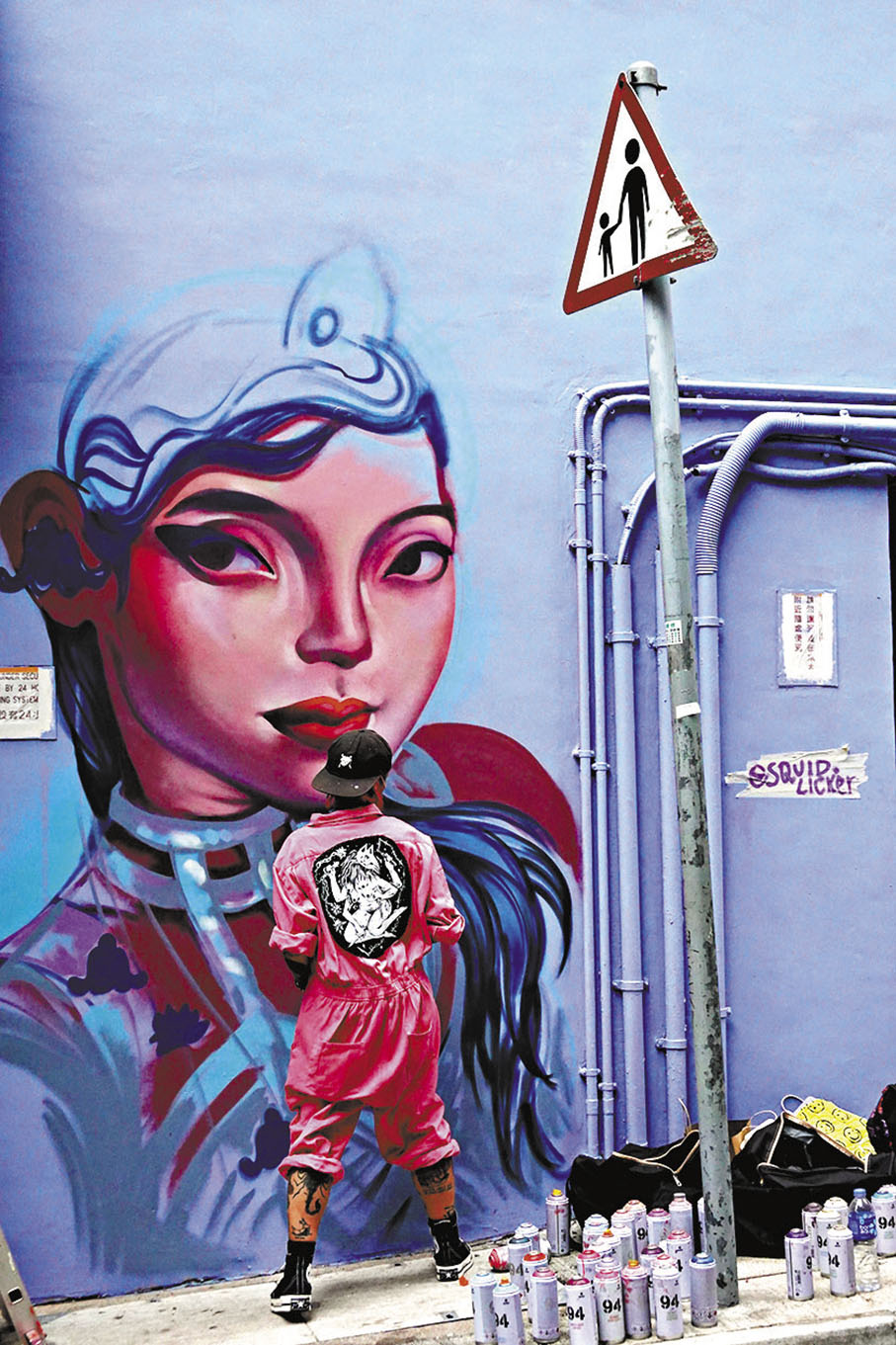 ◆Lauren YS正在創作。