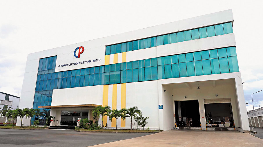 ◆2017年11月，冠翎集團越南工廠正式開張試業。