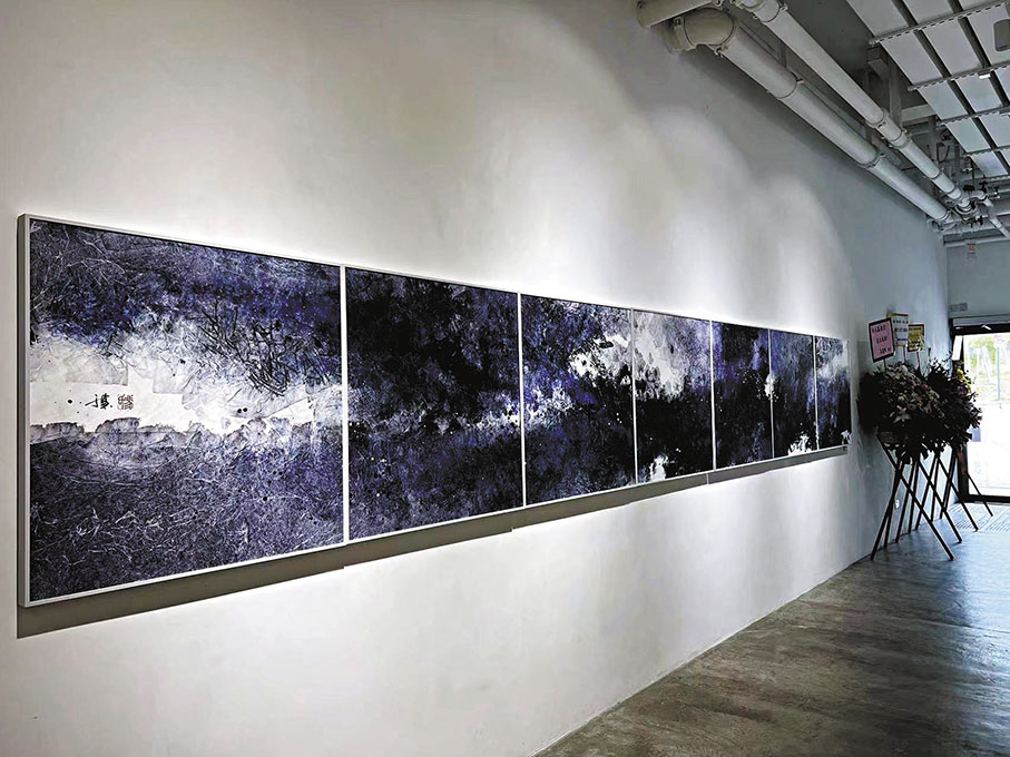 ◆展覽涵蓋馮永基的最新畫作。