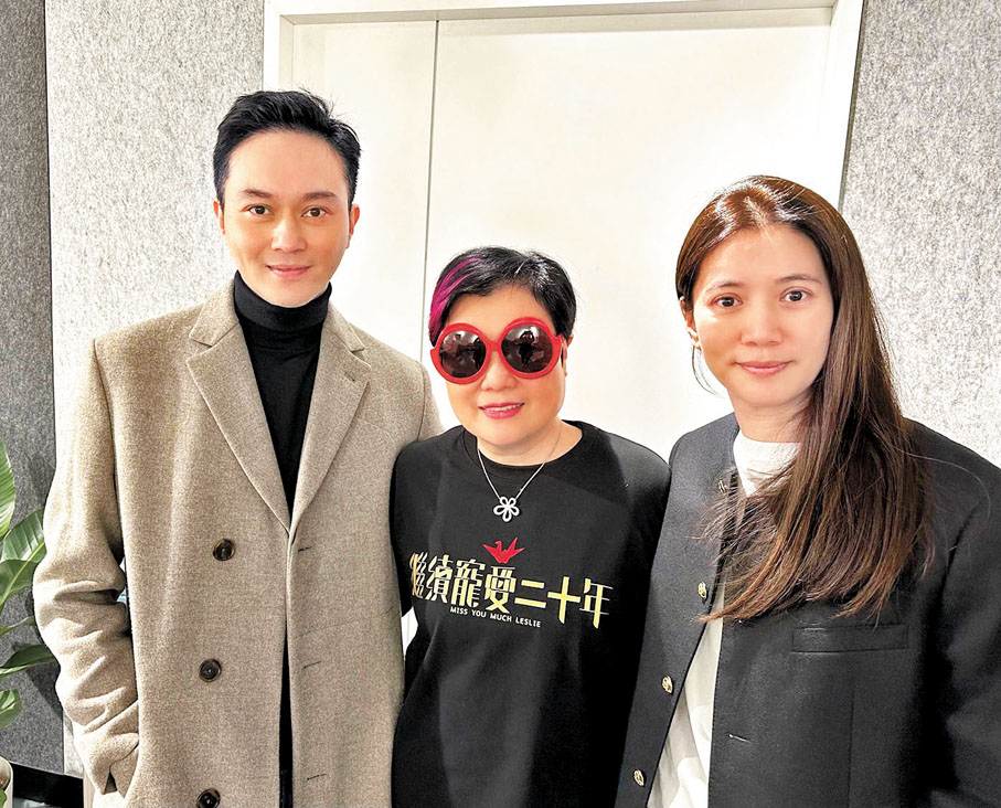 ◆日前張智霖和袁詠儀為張國榮紀念騷積極綵排。