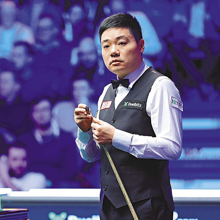 ◆丁俊暉以10：5逆轉馬克．艾倫，晉級巡錦賽準決賽。 WST圖片