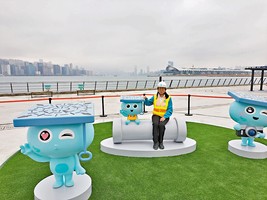 ◆ 彭雅妮表示，翠屏河活化工程進展順利，預計明年第三季完成。 香港文匯報記者聶曉輝  攝