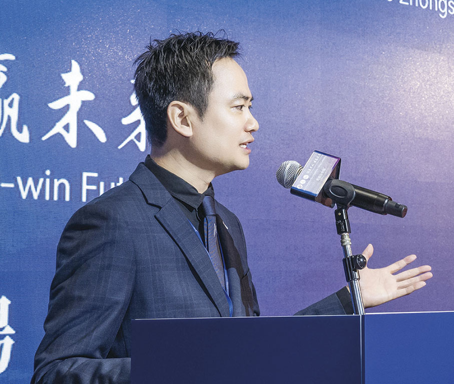 ◆ 鍾學勇致辭。