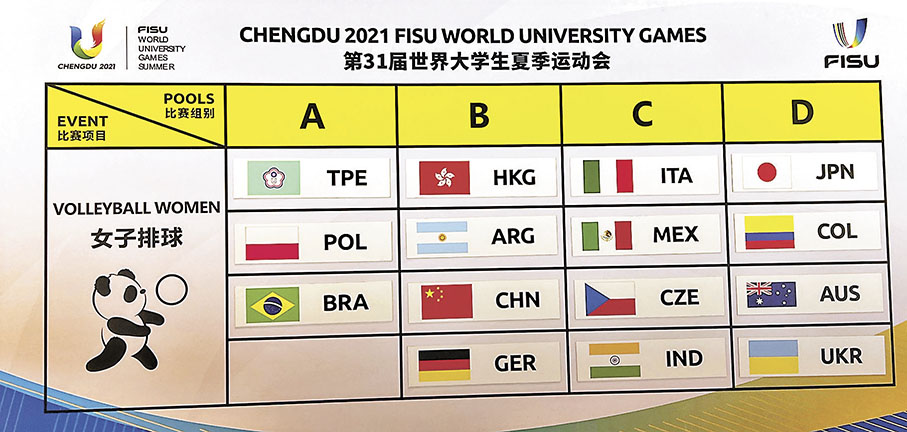 ◆香港女排被抽在B組。 香港文匯報記者 李兵 攝