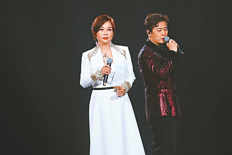 ◆陳松伶與于毅合作演出。