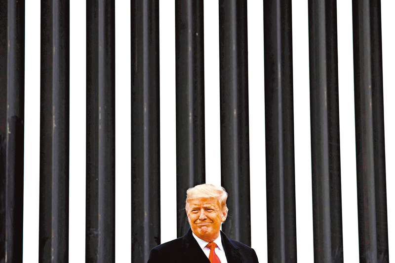 ◆特朗普將乘坐私人飛機前往紐約。 資料圖片