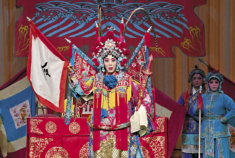 ◆劉泳渤在劇中飾演穆桂英。