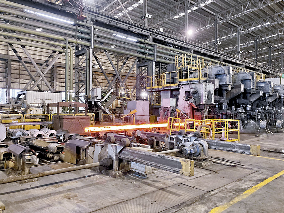 ◆紹榮鋼鐵要打入大灣區內地市場，鋼材強度必須符合區內標準。