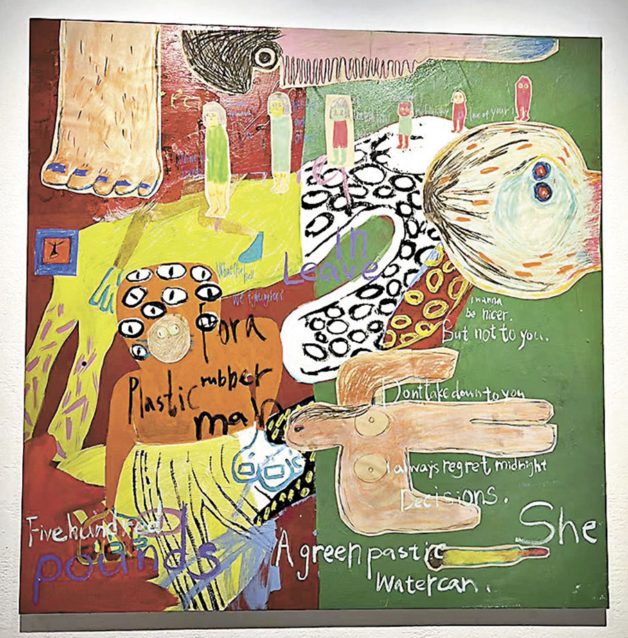 ◆展覽的作品風格多樣。