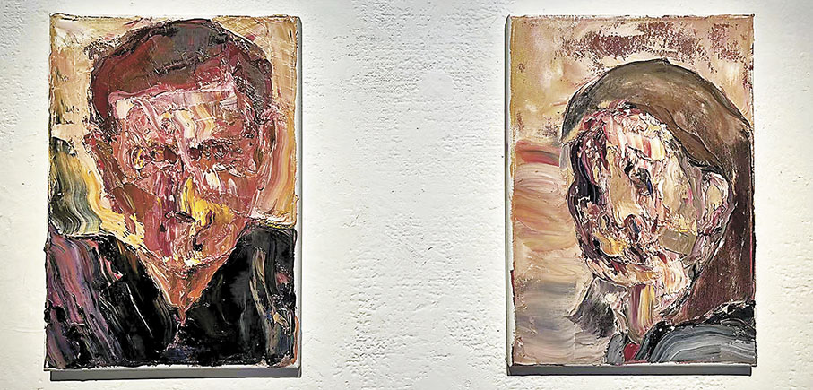 ◆由Dr.K.K.Chan收藏的來自Sharon cheung的兩幅作品。