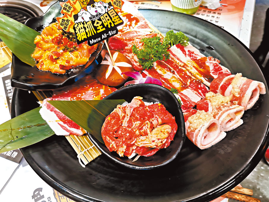 ◆貓抓暢銷明星菜組合，一次過吃到7種肉滿足你不同的口味。