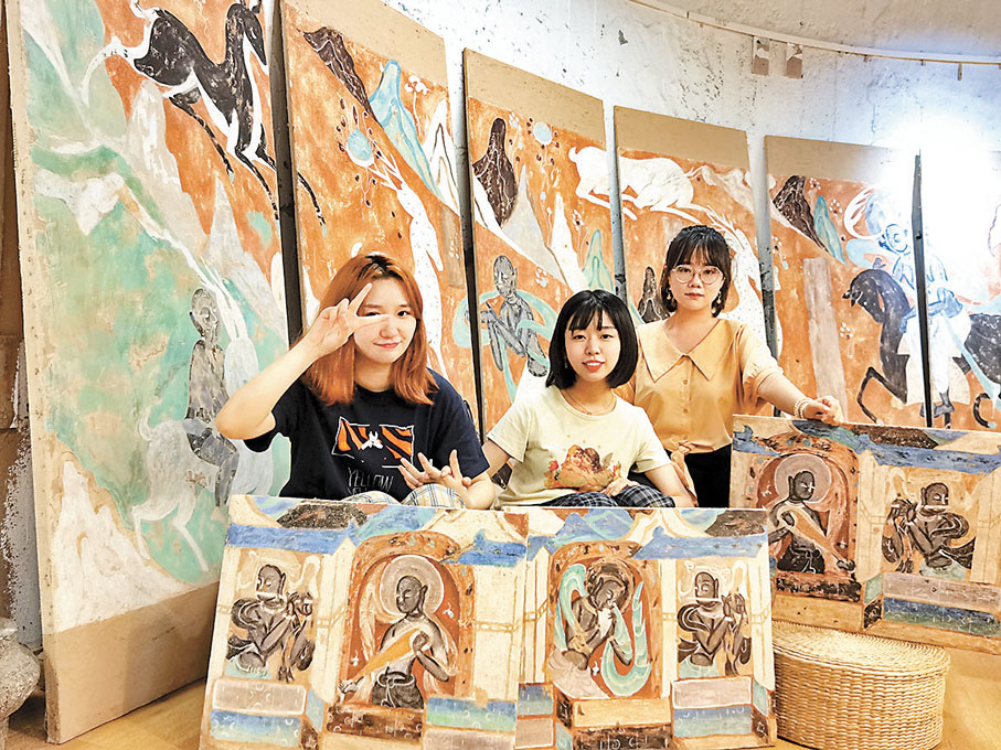 ◆兩年的實踐讓青年學生更好地了解敦煌文化。