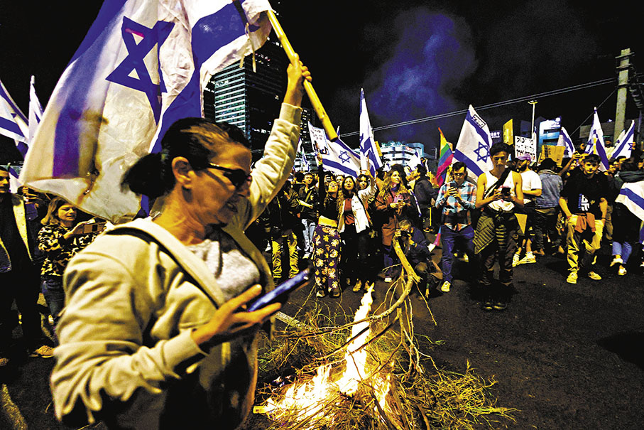 ◆美國疑似掌握以色列情報機關摩薩德動向，宣稱摩薩德領導人呼籲該機構官員和民眾公開抗議政府司法改革。 資料圖片