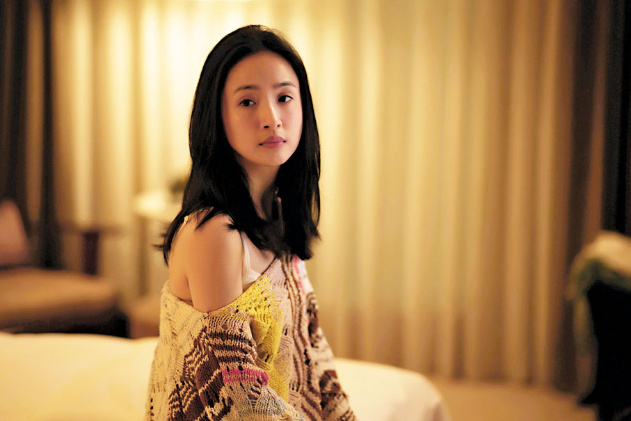 ◆林依晨為新戲剪下20公分長髮。 中央社