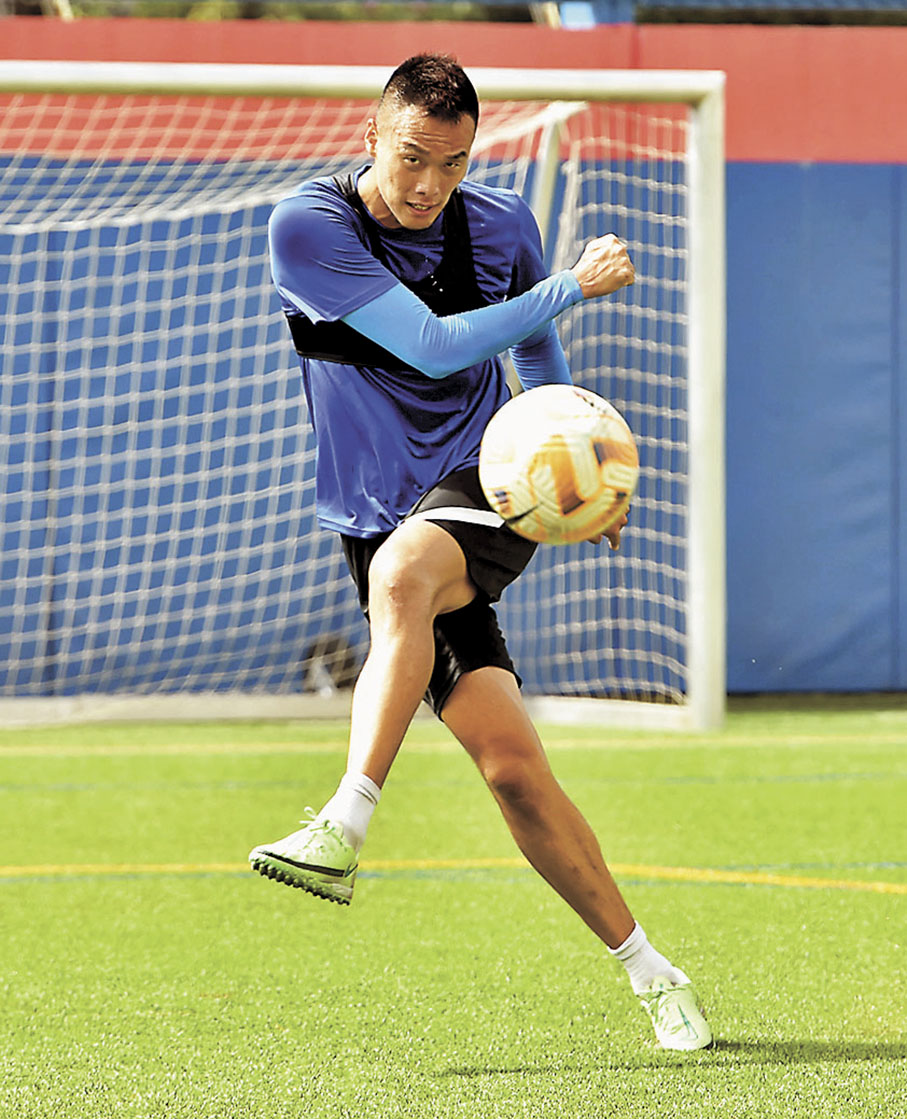 ◆前韓國國腳金信煜今或會以正選姿態上陣。 資料圖片