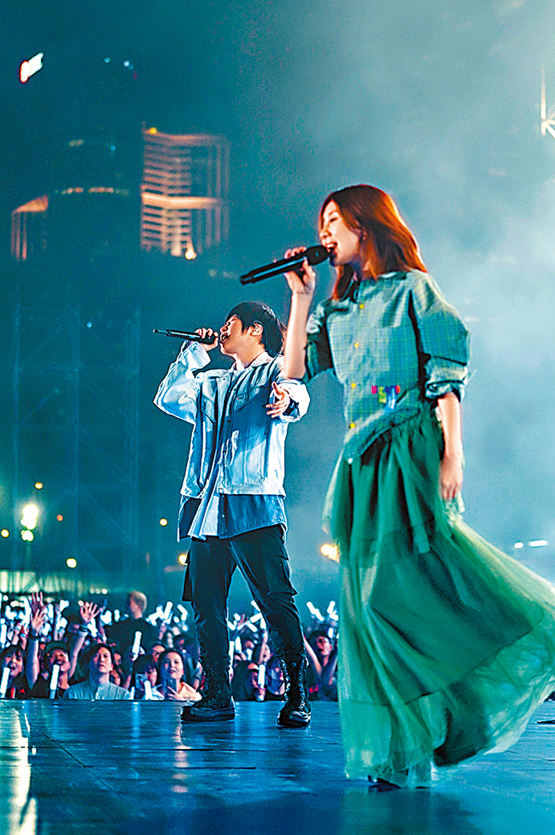 ◆ 白安擔任表演嘉賓。