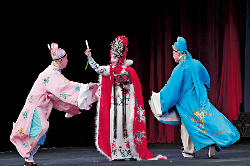 ◆評劇《杜十娘》演員精彩的演出。