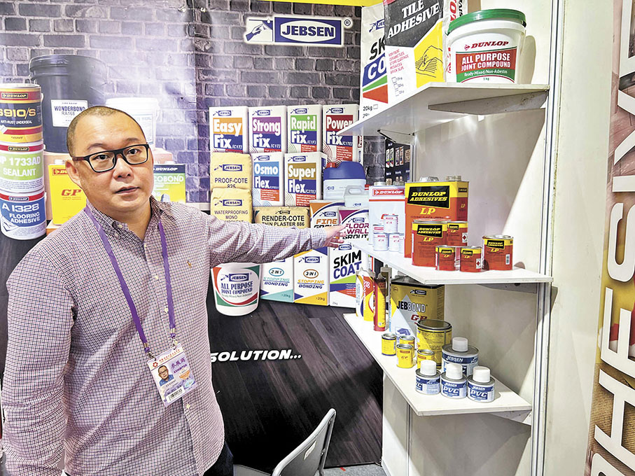 ◆馬來西亞參展品牌Grp負責人吳小豪   香港文匯報記者帥誠 攝