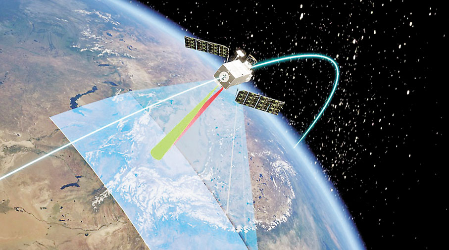 ◆風雲三號G星綜合探測示意圖。 中國氣象局供圖