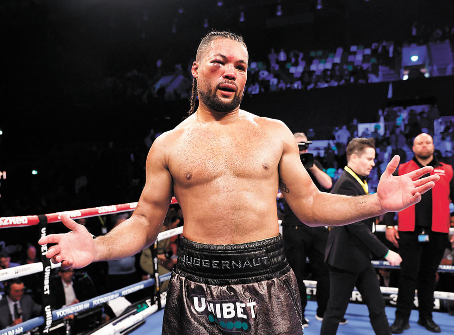 ◆喬伊斯無奈認輸。路透社