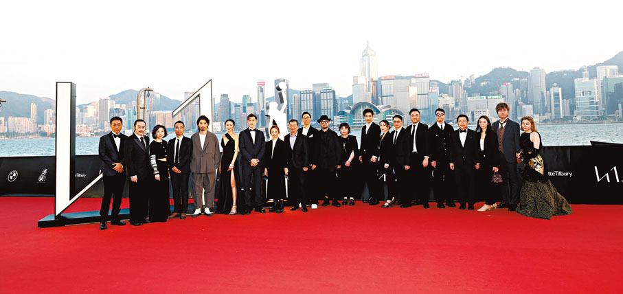 ◆今屆金像獎，影人在白天開始行紅地毯，令人耳目一新。