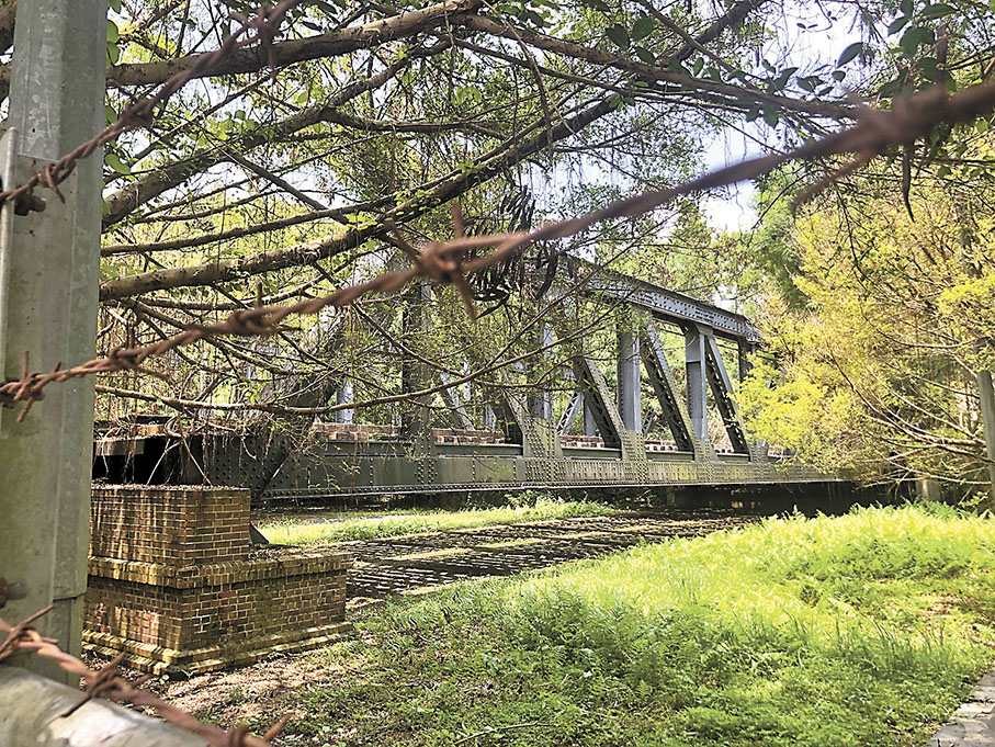 ◆詹天祐設計監造的羅湖橋遺蹟。作者供圖