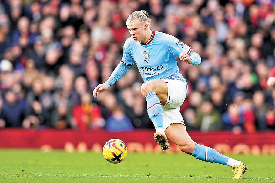 ◆艾寧夏蘭特近來入球有如狂風掃落葉，首回合對拜仁亦貢獻了一傳一射。  資料圖片